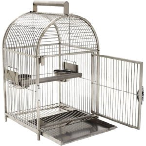 portable bird travel cages stainless steel terry parrots center™